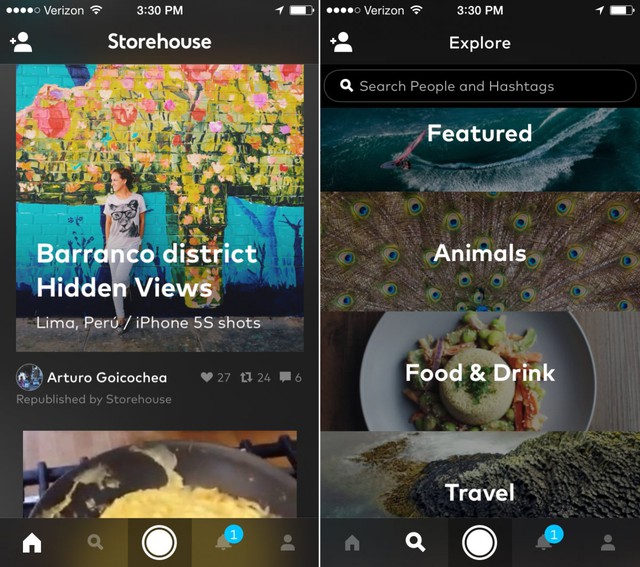 Storehouse is a photo-sharing app with an emphasis on beautiful layouts.