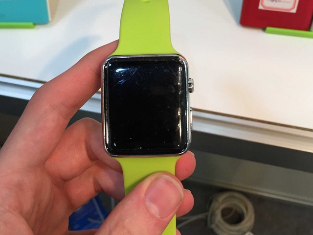 This might look like an Apple Watch, but it is actually a fake. It looks convincing, though!