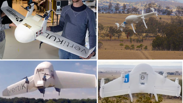 M&aacute;y bay kh&ocirc;ng người l&aacute;i giao h&agrave;ng của Google.