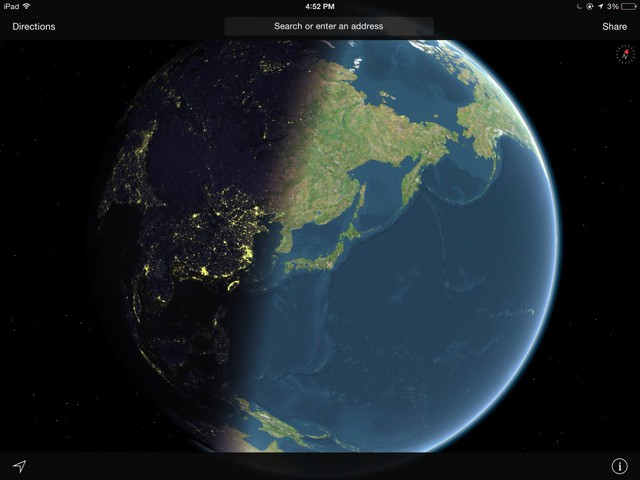 Watch the lights travel in Maps: