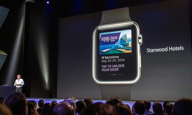 Apple Watch có thể sử dụng để đặt phòng và mở khóa tại khách sạn.