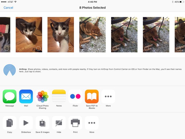 You can also send more than 5 pictures at a time in an email in iOS 9. 