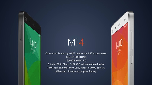 Đây là thời của những smartphone 4G như Mi4 Đây là thời của những smartphone 4G như Mi4