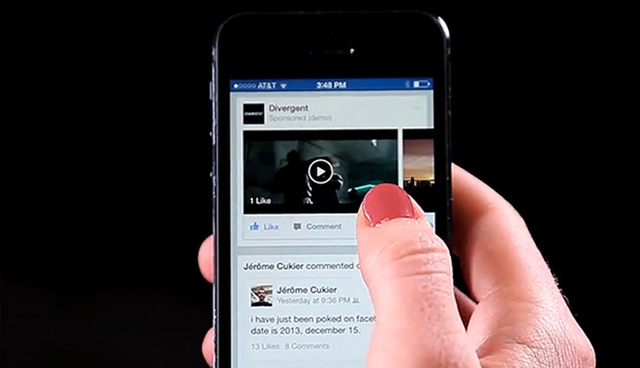 Khác với YouTube, Facebook tập trung chia sẻ video từ cộng đồng mạng và thu hút lượng xem nhờ news feed.