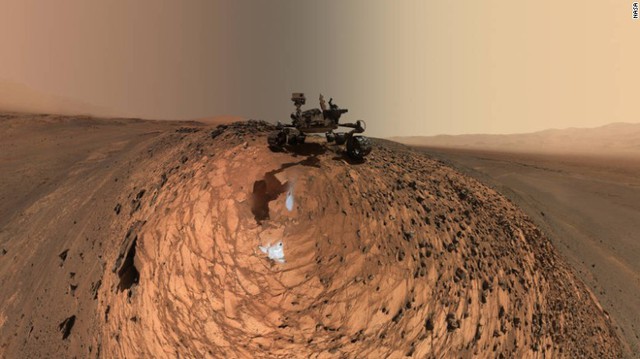  Tàu Curiousity thực hiện nhiệm vụ thăm dò Sao Hỏa của NASA. 