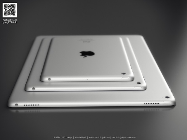 WSJ: Apple iPad Pro sẽ có cổng USB 3.0, sạc nhanh và bàn phím tự chọn