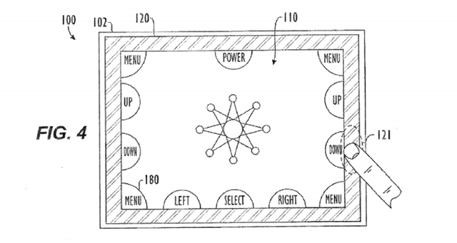 
Bản vẽ ph&aacute;c thảo m&ocirc; tả bằng s&aacute;ng chế của Apple.

