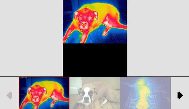 camera hồng ngoại có thể giúp người dùng smartphone phát hiện các vật trong bóng tối nhờ vào bức xạ nhiệt của chúng.