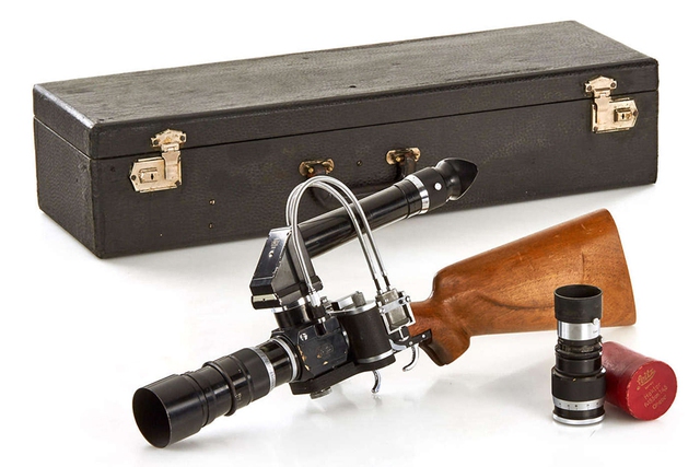 nguyên mẫu đầu tiên của máy ảnh Leica Gun Rifle New York