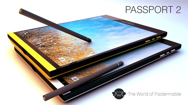 Chiêm ngưỡng concept BlackBerry Passport 2 với màn hình toàn cảm ứng