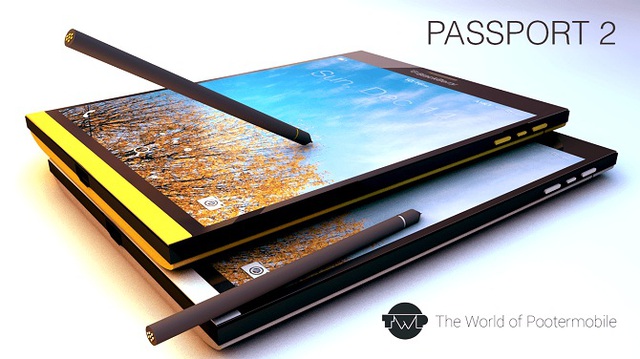 Chi&ecirc;m ngưỡng concept BlackBerry Passport 2 với m&agrave;n h&igrave;nh to&agrave;n cảm ứng