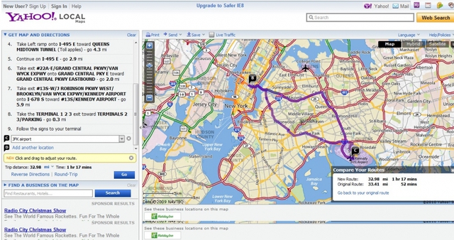 So với những dịch vụ bản đồ trực tuyến khác, Yahoo Maps đã bị tụt lại quá xa.