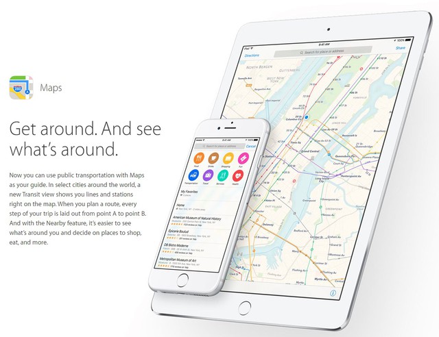 Apple Maps Transit