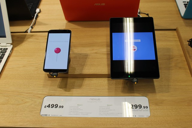 Điện thoại và máy tính bảng Nexus.