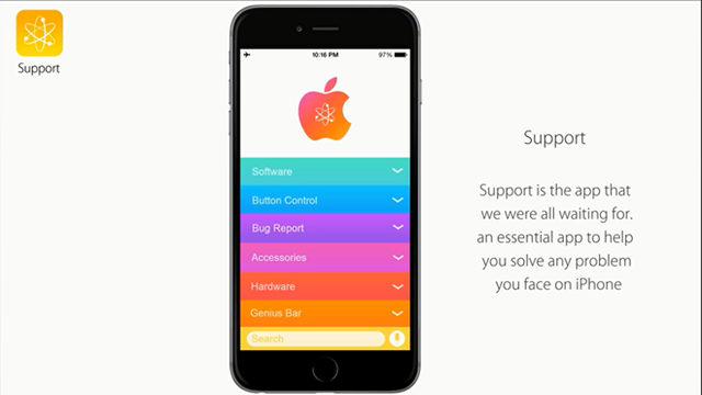 Trung tâm hỗ trợ, tại đây Apple sẽ hỗ trợ bạn mọi vấn đề bạn gặp phải, thậm chí có cả trợ giúp trực tuyến từ chính nhân viên của Apple.