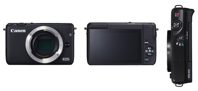   Canon EOS M10 - phiên bản thu gọn của EOS M3 vừa ra mắt vài tuần trước 