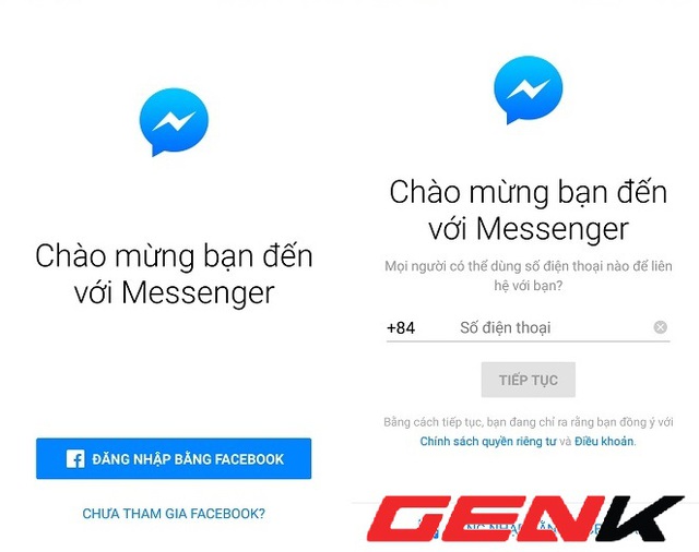 Giờ đây, người dùng Messenger sẽ có thêm tùy chọn đăng nhập mới không cần tài khoản Facebook.
