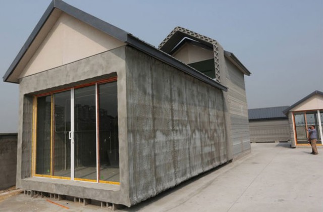 Nhà in 3D tại Trung Quốc.