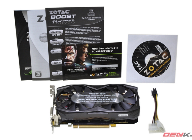 ZOTAC GeForce GTX 960 AMP METAL GEAR SOLID V 