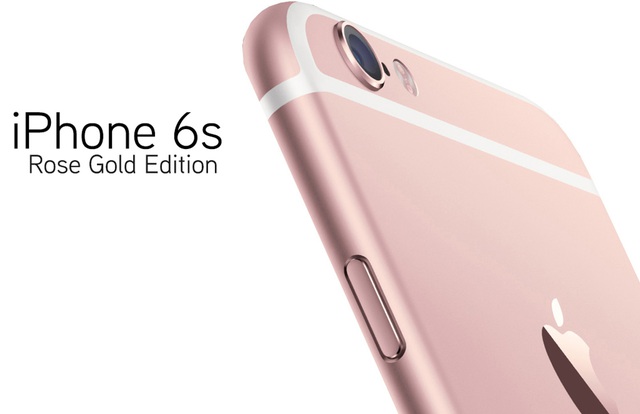  Phiên bản iPhone 6s màu Rose Gold. 