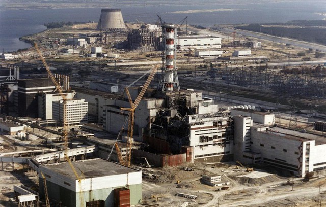 Quang cảnh Chernobyl 25 năm sau thảm họa 1986.