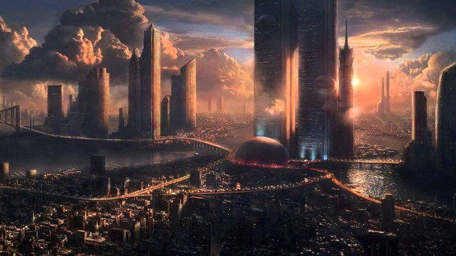 Những thành phố vũ trụ như thế này vẫn đang là giâc mới với loài người.