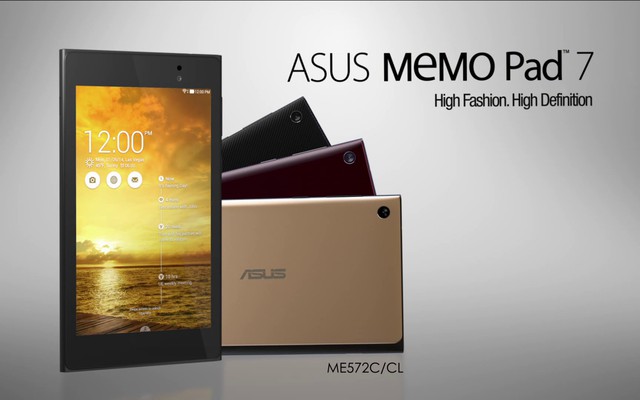 Asus chen chân vào thị trường Tablet sau khi là nhà sản xuất Google Nexus 7.