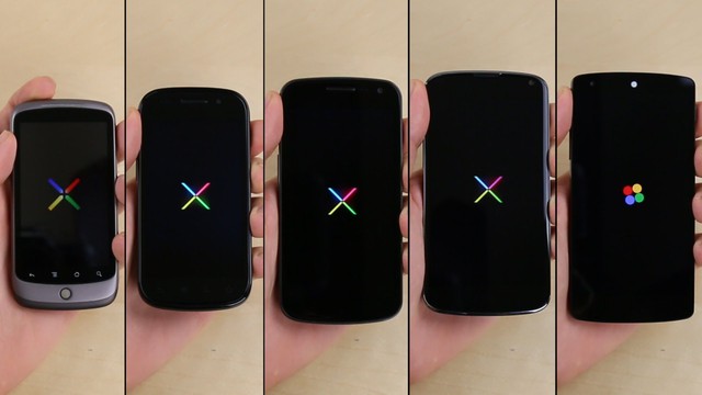 Nexus One cho đến Nexus 5.