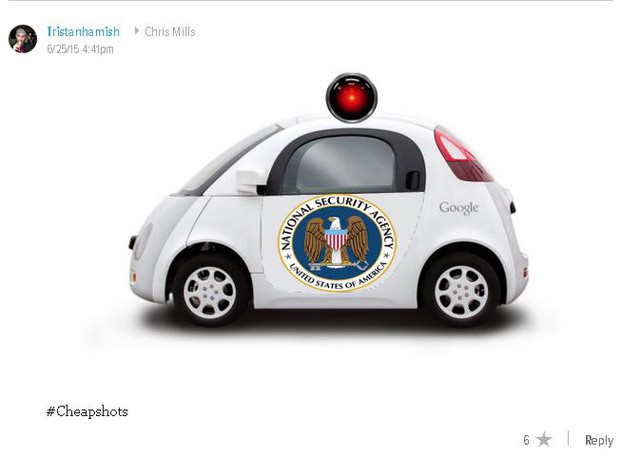Xe tự lái có thể trở thành thiết bị gián điệp cho NSA?