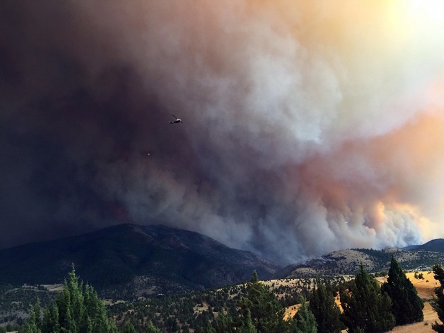 Cháy rừng tại California, Mỹ.