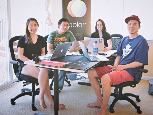 Đội hình đã tạo ra ứng dụng Polarr gây sốt trên chợ ứng dụng của Apple.