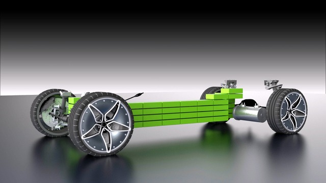 Kết cấu chủ đạo của chiếc xe đoạt giải nằm ở bồn chứa ngay chính giữa thân xe.