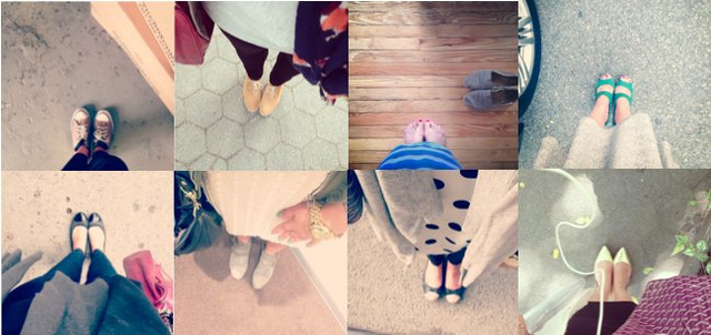 Các bạn trẻ hào hứng khoe chân trên Instagram