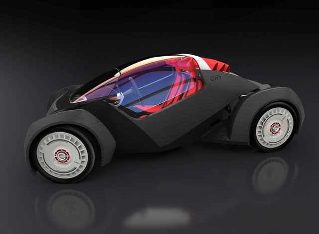 Strati - Mẫu xe in 3D đầu tiên của hãng Local Motors vào đầu năm nay.