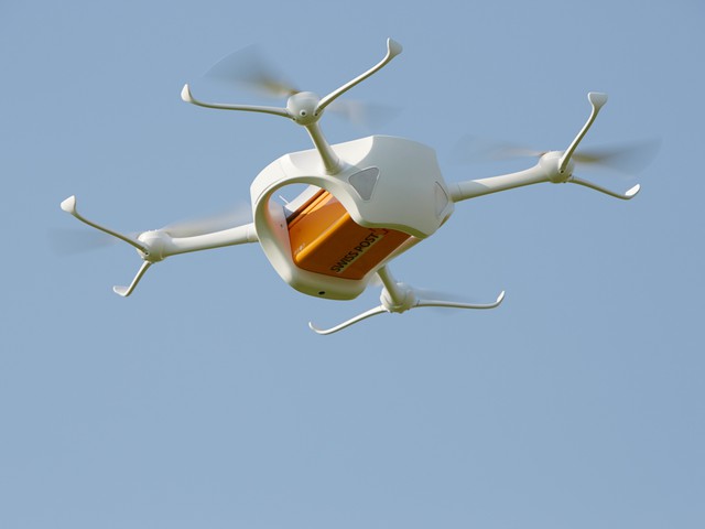 Phiên bản drone thử nghiệm của Bưu điện Thụy Sĩ