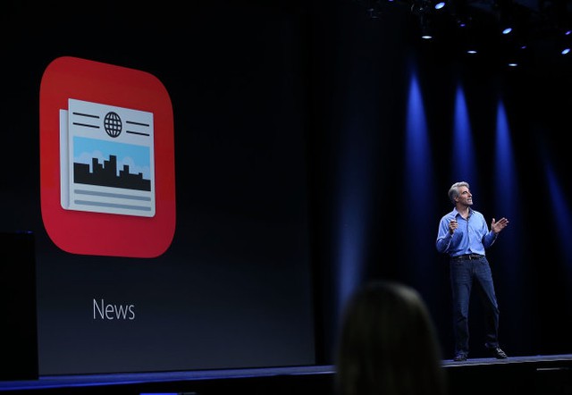  Apple giới thiệu ứng dụng News của hãng, được thêm vào trên iOS 9. 