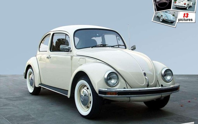 Mẫu xe VW Beetle trong loạt sản xuất cuối cùng năm 2003.