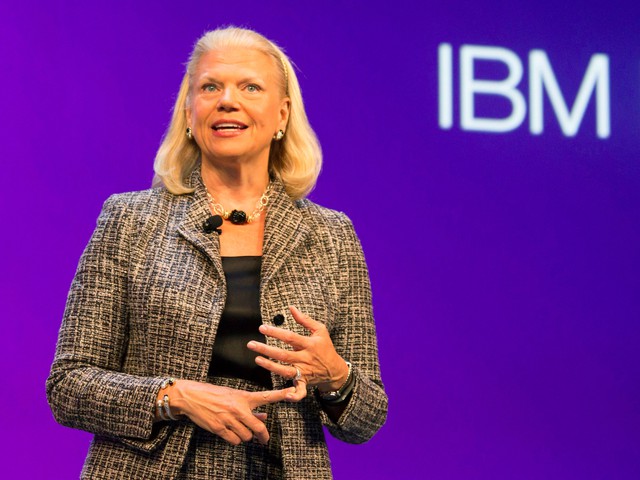  CEO Ginni Rometty của IBM. 