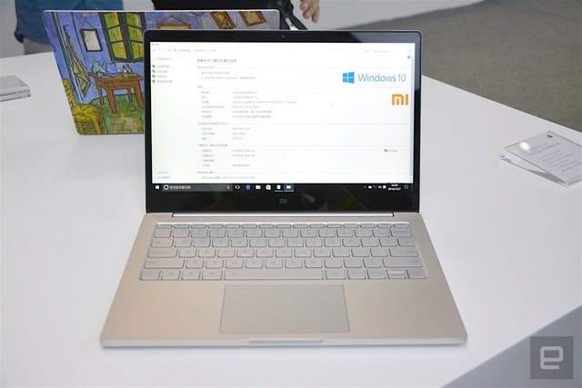  Xiaomi Mi Notebook Air được cài đặt sẵn Windows 10 Home bản quyền 