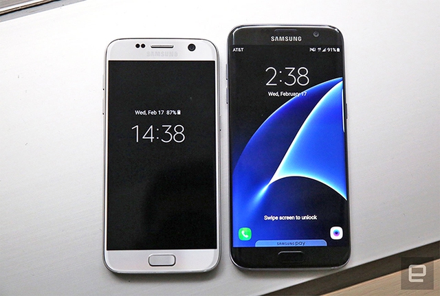 Galaxy S7 và S7 Edge (ảnh: Engadget). 