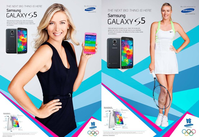  Maria Sharapova giới thiệu smartphone Samsung Galaxy S5 