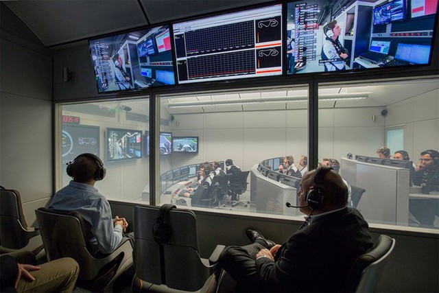 Phòng kiểm soát nhiệm vụ (Mission Control) của McLaren.
