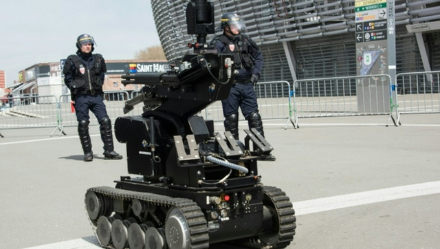  Robot quân sự không người lái được cảnh sát sử dụng. (Ảnh minh họa) 