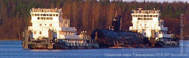  Tàu ngầm B-307 trên hồ Ladoga 
