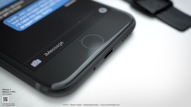  Nút Home mới với cảm biến lực trên iPhone 7. 