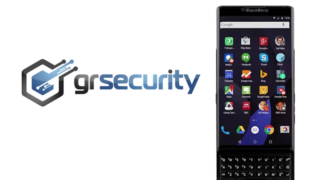  BlackBerry Priv, một thiết bị Android có tích hợp Grsecurity. 