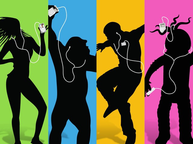 Các chiến dịch quảng cáo iPod trước đây phụ thuộc rất nhiều vào dây và tai nghe màu trắng