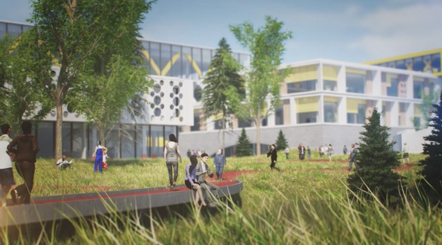  Dự án mở rộng trụ sở được thiết kế bởi công ty CF Moller, trụ sở mới sẽ có một công viên lớn bao quanh tòa nhà. Các nhân viên của Lego cũng có thể đóng góp ý tưởng cho thiết kế. Trong tương lai họ có thể trò chuyện và làm việc ngay trên bãi cỏ mát rượi bên ngoài. 