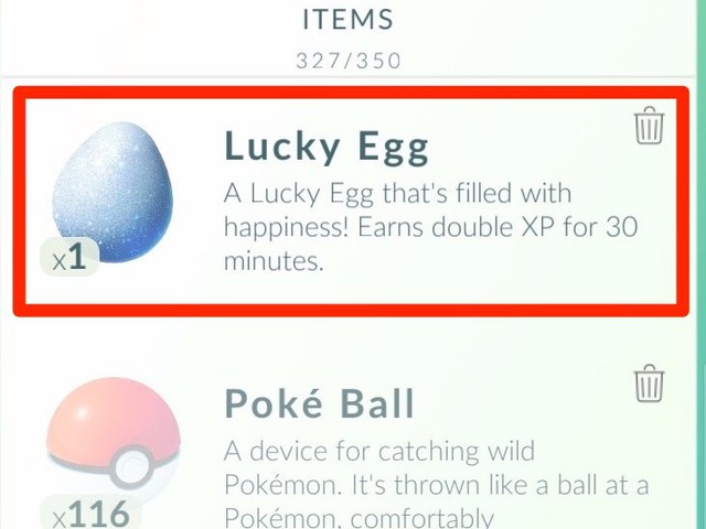  Lucky Egg mang tới cơ hội kiếm cực nhiều điểm kinh nghiệm trong thời gian ngắn cho bạn 