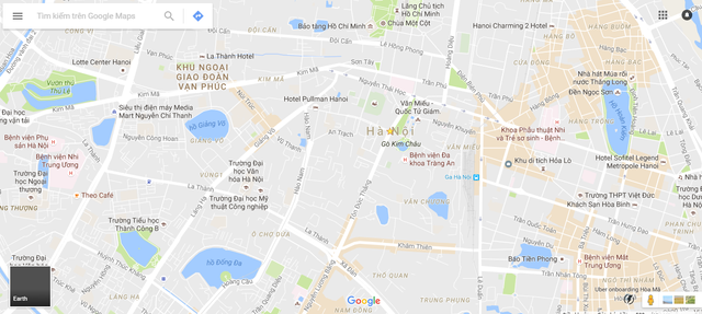  Giao diện mới của Google Maps trên PC 